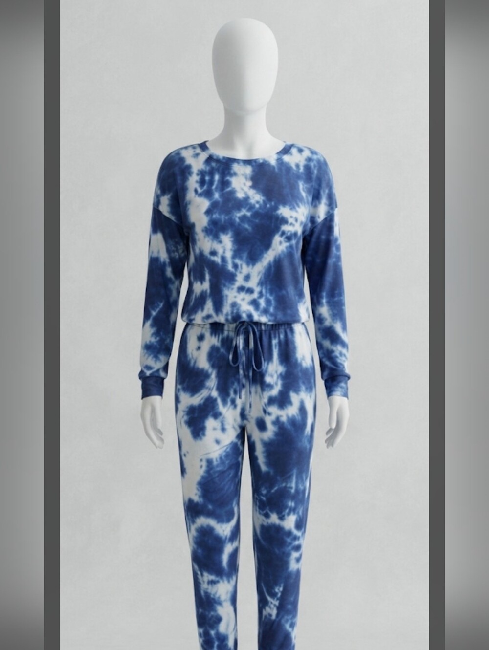 Blue And White Loungewear Set - Picture 7 of 8